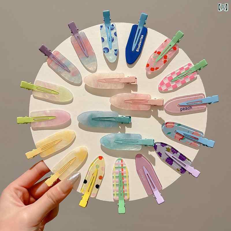 カラフルヘアピン ヘアクリップ ポップ パステルカラー 水玉 ドット かわいい おしゃれ セット ヘアアクセサリー まとめ買い