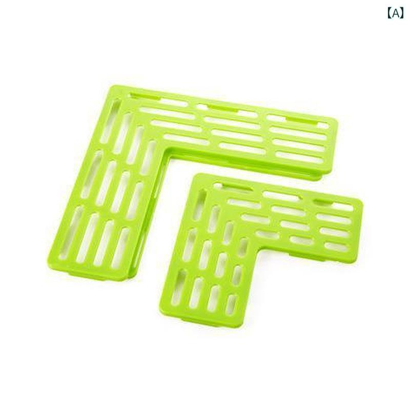 シンク 排水 プレート 保護 キッチン ゴミ フィルター パッド 調節可能 インテリア シンプル 水切り ダイニング カラフル 北欧風