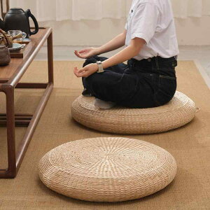 藁 布団 クッション 茶道用 畳 マット 瞑想用 シート 窓用 ラタン インテリア リビング 和室 モダン おしゃれ ダイニング