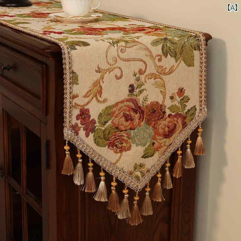 アメリカン テーブル フラッグ ライト ラグジュアリー クロス コーヒー ヨーロピアン サイド ボード カバー インテリア モダン おしゃれ リビング ダイニング