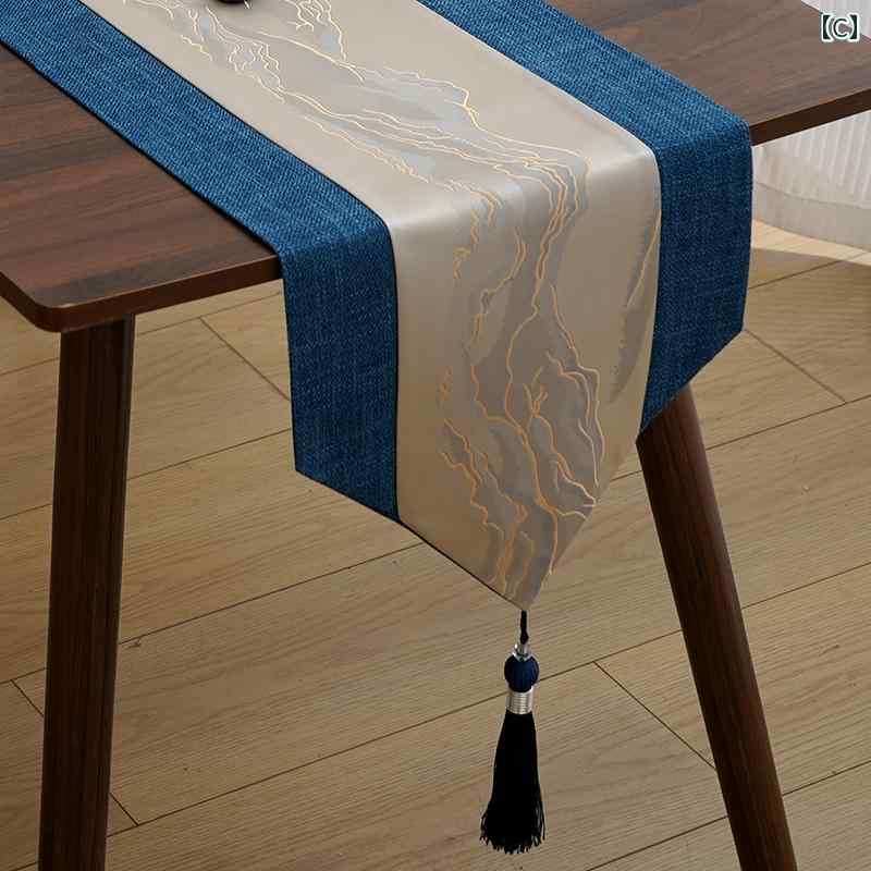 中国 禅 テーブル 旗 ライト 豪華 ティーテーブル クロス ダイニング テレビキャビネット カバー クロスティー ティーマット マット