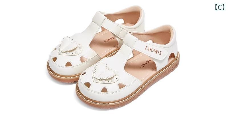 夏用 子供用 サンダル 女の子用 プリンセス かわいい ソフト ソール シューズ パン...