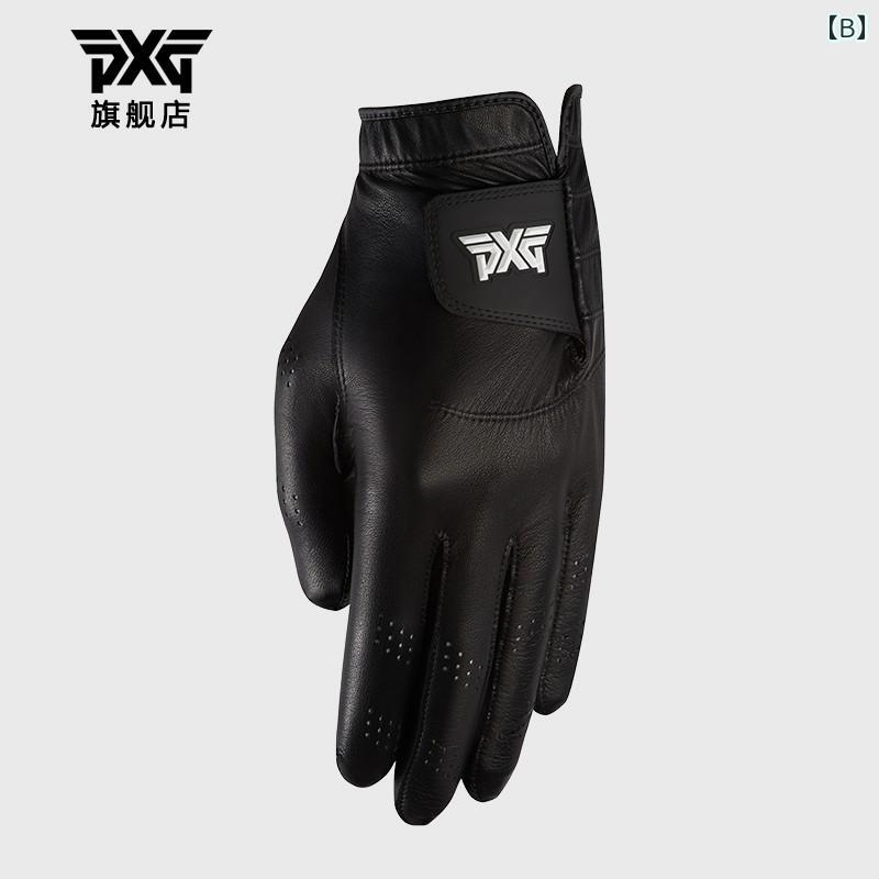 PXG ゴルフ グローブ メンズ ラムスキン スポーツ 柔らかく 快適 左手用 右 ホワイ...