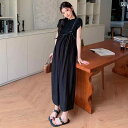 マタニティウェア 夏用 ワイドパンツ 2025年 薄手 オーバーオール スーツ おしゃれ ツーピース 妊婦用 かわいい カジュアル