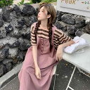 マタニティ オーバーオール ドレス スーツ 作業着 甘い ストライプ Tシャツ ツーピース かわいい カジュアル