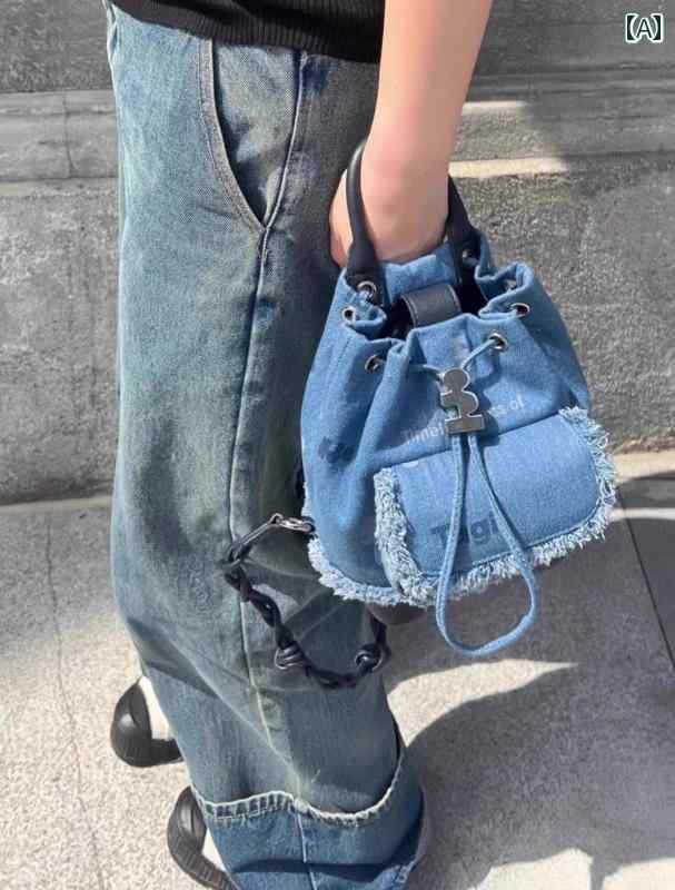 ペインター バックパック 手編み ショルダーストラップ 小型 バケット バッグ 登山 巾着 カジュアル かわいい おしゃれ コンパクト裏地素材：ポリエステル綿サイズ: ミニ