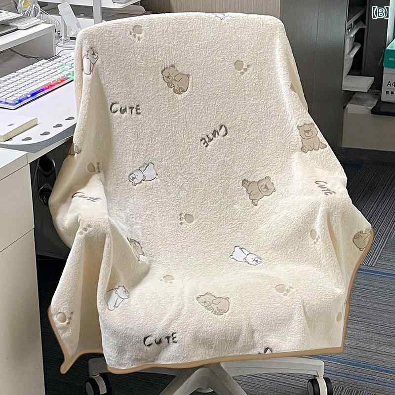 LINEAR shopのミルク ベルベット ブランケット オフィス用 昼寝用 ショール エアコン用 薄手 タオル ソファー カバー用 小さめ 夏用 インテリア｜アングル2