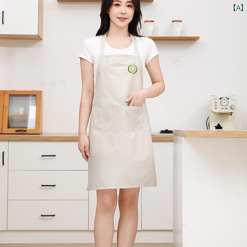 エプロン ホーム キッチン 2025 ケータリング 専用 作業服 調理 チョッキ シンプル カジュアル ノースリーブ かわいい フリーサイズ