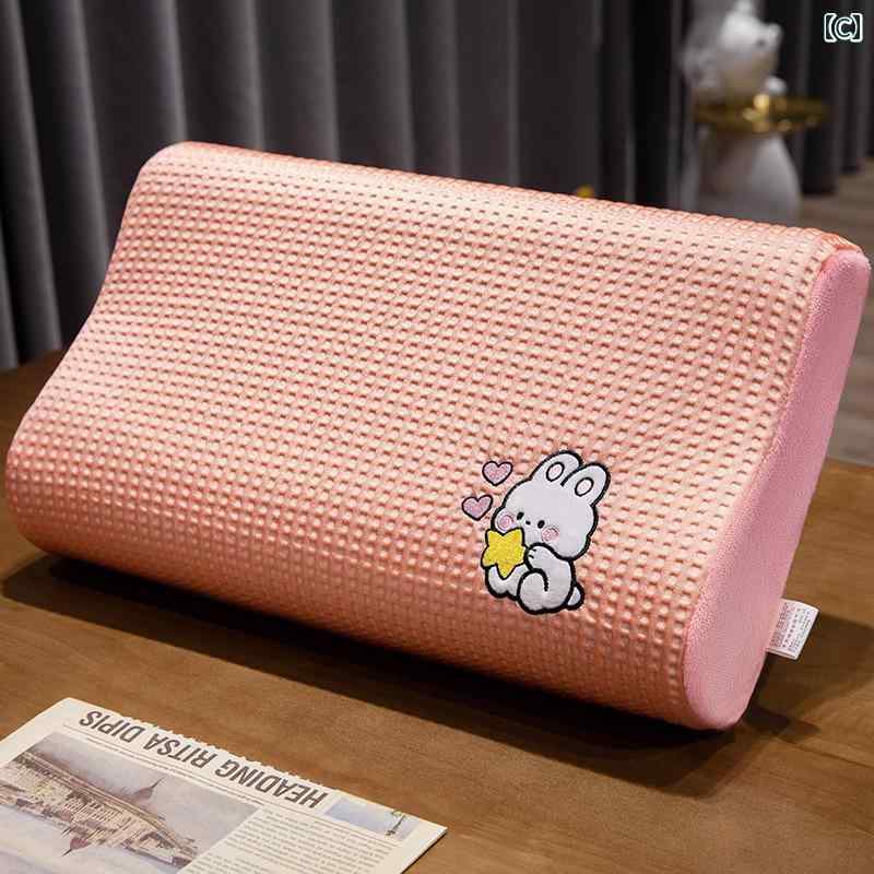 LINEAR shopの涼しい クール 快適 枕 夏用 クールピロー メモリー フォーム 頸椎 保護 睡眠 補助 家庭用 大人用 通気性 学生 シングル｜アングル3