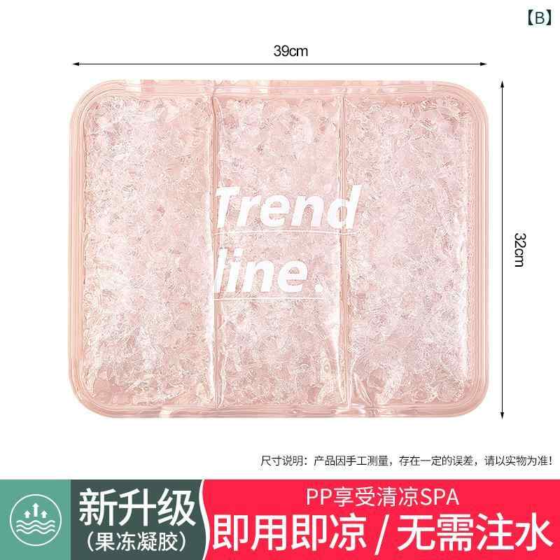 ジェル アイス パッド クッション 夏用 通気性 冷却 学生用 オフィス用 ウォーターパッド 氷のように冷たい 枕 ウォーターバッグ 2