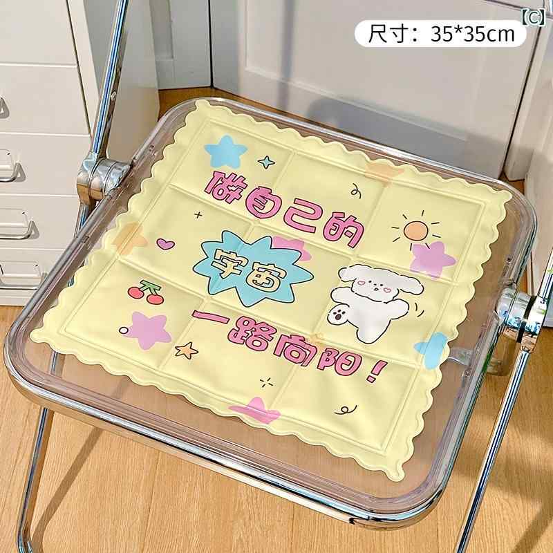 アイス パッド クッション 夏用 冷却 学生用 防水 オフィスチェア ソファ用 カジュ...