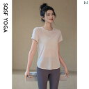 ヨガ ウェア レディース 夏用 背中開き ブラウス スポーツ 半袖 Tシャツ ピラティス ランニング トレーニング フィットネスウェア