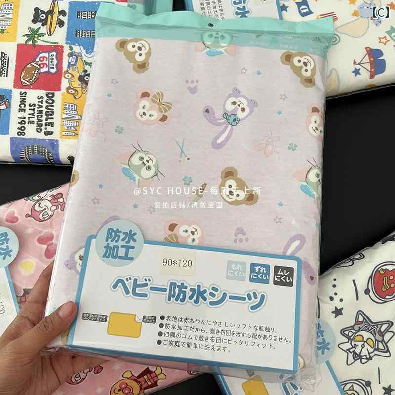 日本製 ウエスト ハウス 防水 おむつ パッド TPU 保護 ベビー マット 洗濯 機 洗い 可 両面 通気性 コットンベビー マットレス