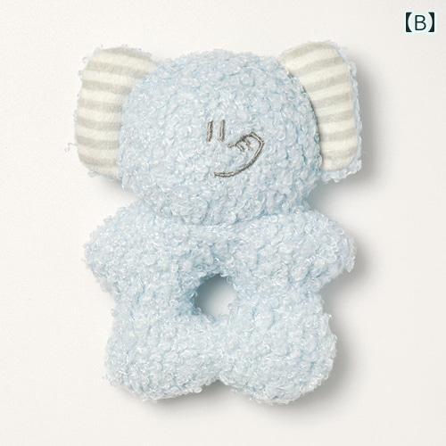 LINEAR shopの韓国 ペット 犬 ぬいぐるみ サウンド 癒し おもちゃ 象 ウサギ カジュアル かわいい パピー おしゃれ ストレス発散 ベルベット｜アングル2