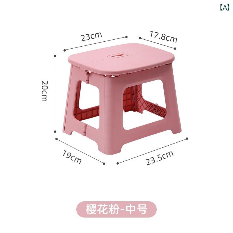 家庭用 小型 スツール 折りたたみ ポータブル ロース ツール プラスチックス アウトドア フィッシング ..