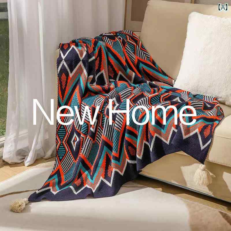 ライト 豪華 ボヘミアン ソファ ブランケット エアコン 昼寝 カバー イン スタイル ソフト 装飾 小さめ 軽奢侯波西米アソファブランケット