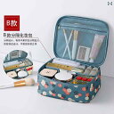 女性用 ポータブル 防水 化粧 バッグ大容量 トイレタリー バッグ 旅行用 品 収納 スキン ケア 防水加工の大容量化粧ポーチ