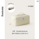 女性用 メイク アップ 収納 バッグ 2025新 ポータ ブル大容 量 仕 切り メイクアップ バッグ 旅行用 トイレタリー