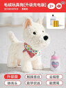 赤ちゃん おもちゃ ウエスト ハイランド パピー 子供 ぬいぐるみ 人形 電気 機械 犬 シミュレーション 歩くと 歌う かわいい