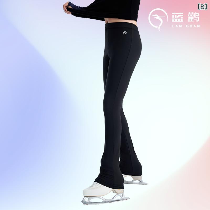 LINEAR shopのフィギュア スケート パンツ メンズ クロッチ シューズ プロ 服 大人 秋冬 両面 フリース 日常 トレーニング 子供 カジュアル｜アングル2
