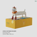 猫 リングホルダー ジュエリーボックス イヤリング 収納 ディスプレイ スタンド カップル ギフト ウェディング 装飾品 小さめ