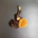 靴 アクセサリー ライチ ボール 小さめ 花 タッセル バッグ 吊り カジュアル シューズ デク サン 革 ペンダント かわいい
