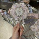 蝶の 雲の 肩 掛け ハンドヘルド ミラー 中国 レトロ高 価値 学生 プリンセス メイクアップミラー .可愛いカラフルカラーオシャレ