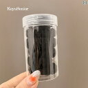 弾力性 耐久性 女性 ポニーテール ヘア ロープ リング ゴムバンド ヘッド ドレス レザーケース ヘアアクセサリー シンプル ブラック