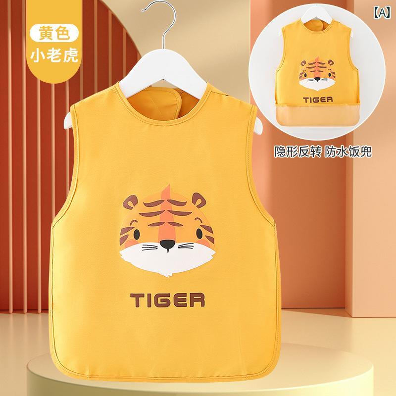 子供用 オーバーオール キッズ エプロン よだれ かけ 防水 防 汚 冬用 女の子 男の子用 リバーシブル ..