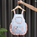 綿 女の子用 カバー オール 子供用 エプロン プリンセス カート 防水・ 防汚 夏用 ダイニング ビブ 手描き 保護 服 カジュアル