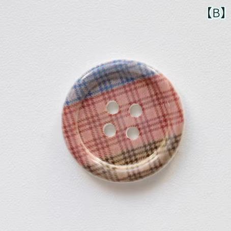 LINEAR shopのかわいい ボタン ストライプ リボン型 リンゴ 樹脂製 ベビー 服 手作り DIY 縫製 アクセサリー 装飾 カジュアル おしゃれ｜アングル2