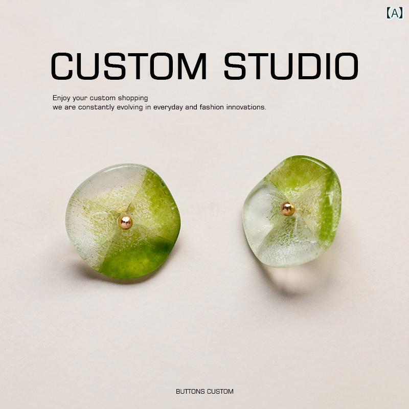 チャイナ風 小さめ ボタン デザイナー アクセサリー ブレスレット イヤリング 装飾 diy バックル カジ..