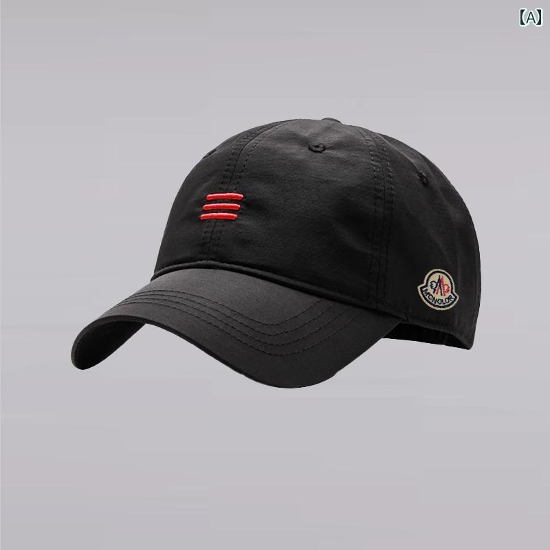 野球 帽小 顔 効果 2025年. 春秋 大きめ 頭 囲 登山用 ダックビル ハット メンズ.シンプル.カラフルカラー