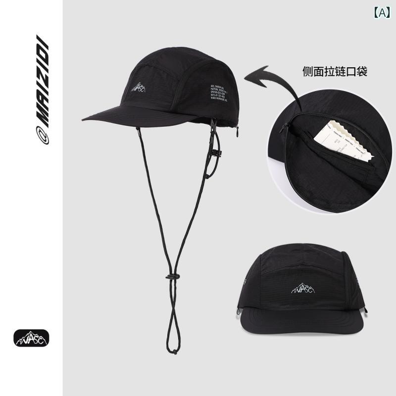 スタイル 屋外 速乾性 ひさし 付き キャップ 女性用 夏 薄型 通気性 メッシュキャップ サーフィン 野球..