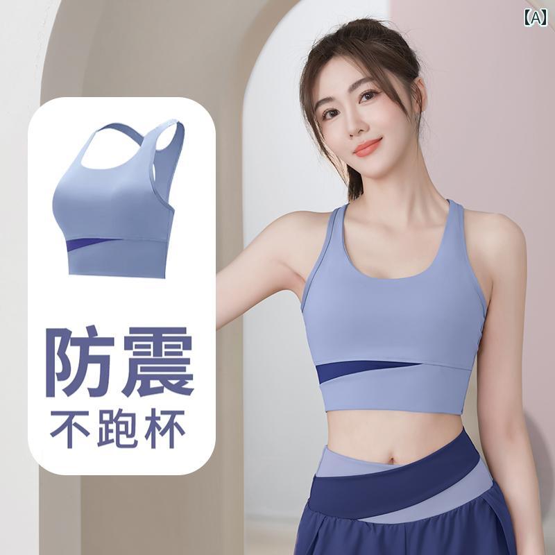 ヨガ スーツ ピラティス ポーツ ベスト フィットネスと 減量 女性用 速乾性の 夏用 スポーツ.シンプル.カラフルカラー