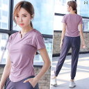 ランニング レディー スポーツ スーツ 春秋 2025 豪華 携帯電話 ポケット ヨガ 服 速乾 フィットネス.シンプル.カラフルカラー