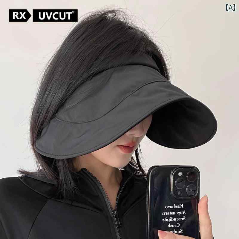 日本製 トップ サンハット 女性用 日焼け防止 UV カット 折りたたみ 式 つば広 アウトドア用 サン ロール ハット.シンプル可愛い