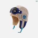 かわいい パイロット ハット 女性用 秋冬 年 メンズ ベルベット 防風 防寒 暖かい イヤーマフ 雷 鋒.シンプル.オシャレ