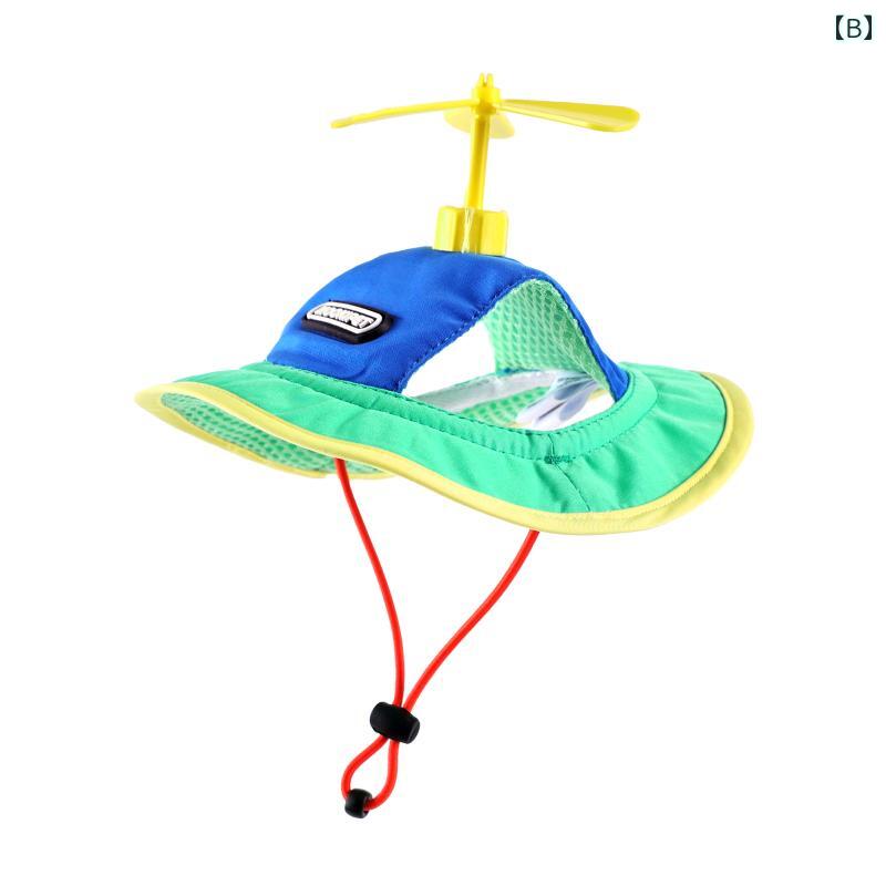 犬用 帽子 夏用 小型 ヨークシャーテリア ビションフリーゼ 耳 出し 日焼け防止 フィッシャーマン ハット かわいい.カラフルカラーオシャレ