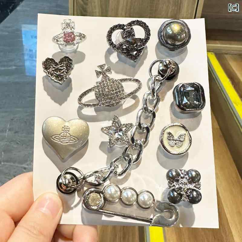 クロックス 穴 靴 アクセサリー 花 バックル 豪華 装飾 取り外し可能 カジュアル ...