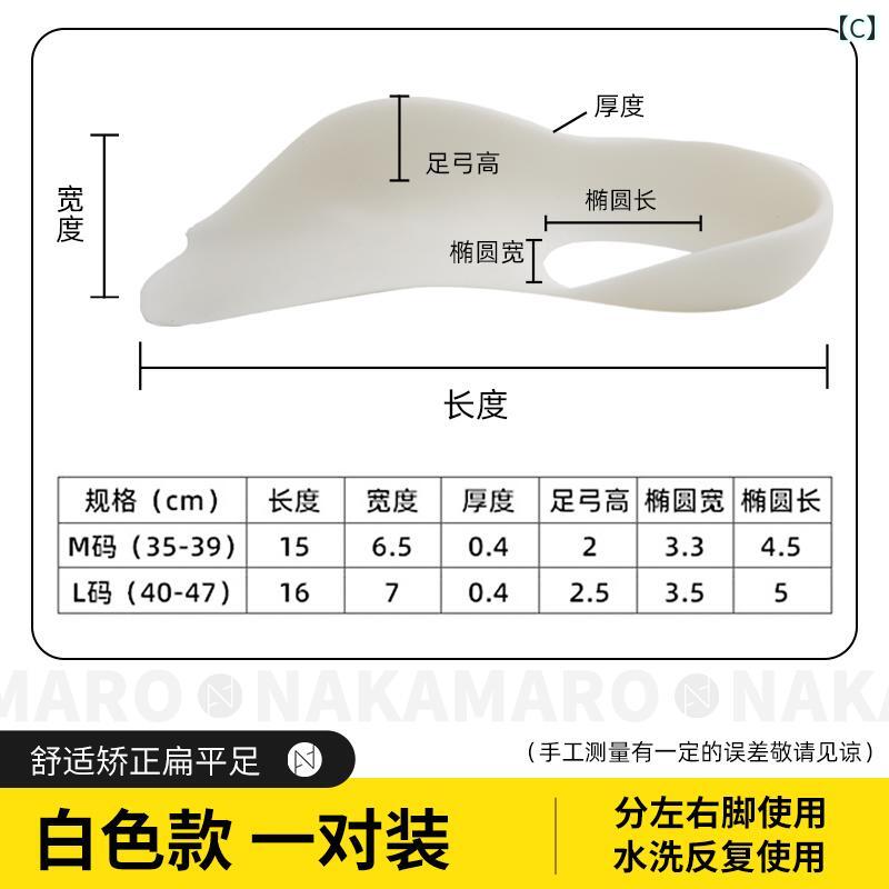 ドイツ 偏平足 矯正 インソール O字型 脚 底 筋膜外 アーチ パッドサポート グレー...