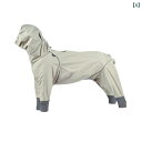 犬 4本 足 レインコート中 大型 柴 テディ ハスキー 防風 服 カジュアル 雨の日用 お散歩 お出かけ アウトドア スポーティー