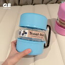 ペット 犬 猫 外出 ポータブル 食品 保存 バケツ 餌 ランチ ボックス ナック 水 ボウル ご飯 コンパクト カジュアル 持ち運びに便利