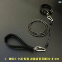 ワイヤーロープ 犬用 チェーン 大型 中型 小型 牽引 散歩用 噛みつき 防止 防 錆 首輪 延長 お出かけ アウトドア カジュアル