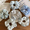 ブルーの 水玉 模様の チェック フローラル 柄の大きな ヘアバンド 小さくて 爽や かな 甘い 可愛い 万能な ヘッド ドレス ゴム