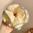 サンセット~ ストライプ 柄 ヘアバンド( 女性用) 豪華上品な. アクセサリー 特大 韓国シュシュカラフル.髪飾り女の子.可愛い