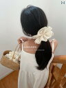 2025年限定の レトロ プ 調節 可能な 頑丈な乳白の刺繍レースが施ふんわりとヘアバンド ふわふわシュシュアクセサリー