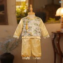 男の子用 チャイナ風 1歳 ドレス 2025年新 スタイル 赤ちゃんの 誕生日 春季節にぴったりな服装.フォーマルセットアップ