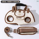 猫用 バッグ ポータブル ペット 軽量 ウォーキング クロス ボディ ショルダーストラップ トラクション.可愛いカラフルカラー.オシャレ