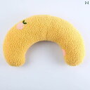 猫 ハウス キーパー 専用 小型 枕 ペット 犬用 睡眠用 U 字型 クッション 首 保護 ソフト 厚手 噛み付き 防止.可愛いカラフルカラー